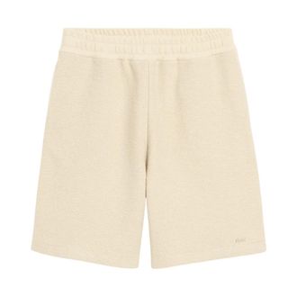 Ami Short Molleton Brod&eacute; - Heren - Korte Broeken - Wit - S - Korte Broeken