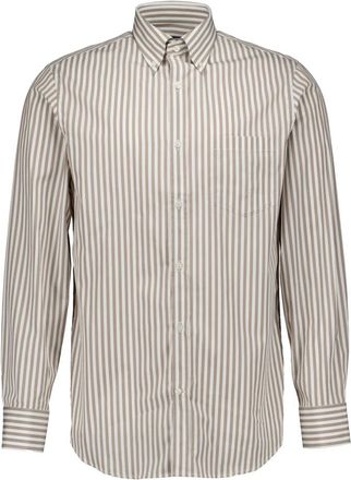 Paul & Shark Taupe Overhemd Lange Mouw 15313146r - Heren - Casual Overhemden - Beige - L - Overhemden