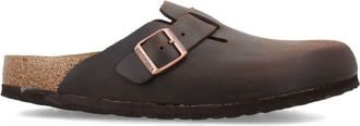 Birkenstock Boston leather sandals - unisex - Leather - 38 Regular - Brown