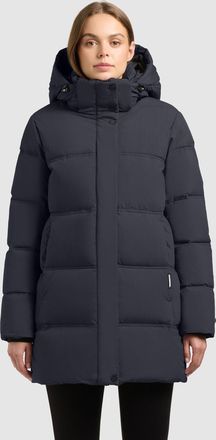 Khujo Steppjacke KHUJO ORDE, Damen, Gr. XXL (44), schwarz navy, Web, Obermaterial: 70% Baumwolle, 30% Polyamid. Futter: 100% Polyester, unifarben, Jacken St