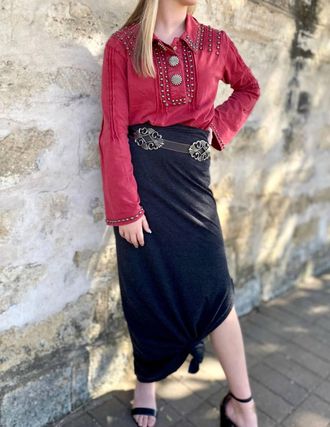 Tasha Polizzi Elsa Skirt In Black