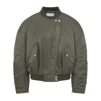 Celine Celine - Bomberjack - Heren - Jassen - Groen - Maat: L Polyamide