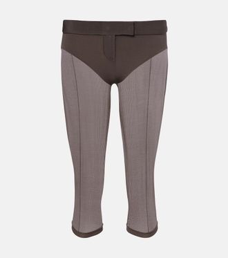 Magda Butrym Set de braga y pantalones capri