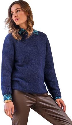 Celtic & Co. Alpaca Cotton Slouch Sweater in Navy at Nordstrom, Size X-Small
