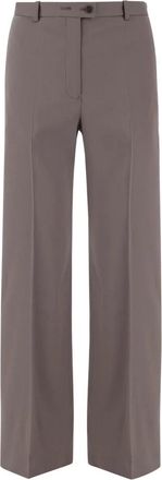 Jil Sander Rtw... - Dames - Wijde Broeken - Bruin - M - Broeken