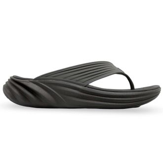 Vionic Tide RX Synthetic Womens Toe Post Sandals - Charcoal - Size:UK 5