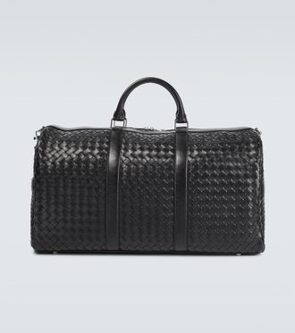 Bottega Veneta Large Intrecciato leather duffel bag