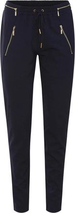 Rue de Femme Gouden Columbine Casual Broek Navy - Dames - Slim Fit Broeken - Blauw - XL - Broeken