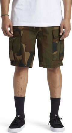 DC Bermudas DC SHOES Tundra 22, Herren, Gr. S, abstract camo, Obermaterial: 100% Walkfrottier;, Hosen Bermudas