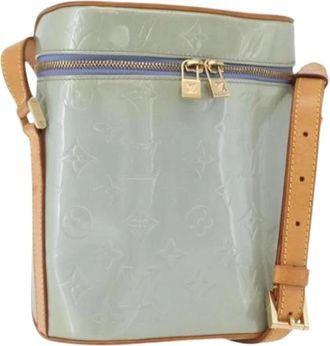 Louis Vuitton Pre-owned Vintage Schoudertas van Lakleer - Dames - Vintage Schoudertas - Blauw - ONE Size - Leer - Vintage