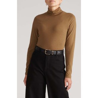 Universal Standard Turtleneck in Sepia Brown at Nordstrom, Size Xx-Large