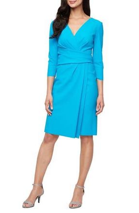 Alex Evenings Contour Collection Sheath Cocktail Dress in Capri at Nordstrom Rack, Size 14