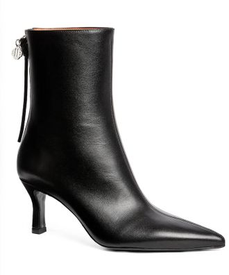 Maje Leather Ankle Boots 75 Size 41