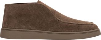 Estro & Luminara Hoge instap moccasins - Heren - Enkellaarsjes - Bruin - 45 EU - Leer - Schoenen