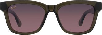 Maui Jim Hanohano Rose Square Unisex Sunglasses MJ0644S 035 53