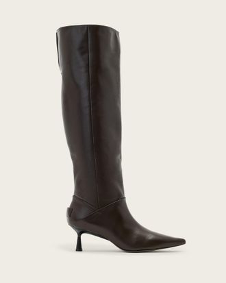 AllSaints Odyssey Knee High Leather Boots