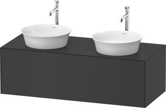Duravit Tulip Blanco, Mueble De Pared, Ancho 1300 X Fondo 550mm, - Duravit