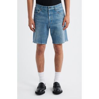 Rag & Bone Fit 4 Miramar Sweatpant Denim Shorts in Atlantic at Nordstrom Rack, Size 38 X 32