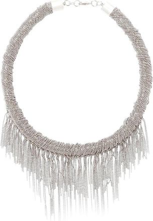 Fabiana Filippi Rhinestone Ketting - Dames - Kettingen - Grijs - ONE Size - Accessoires