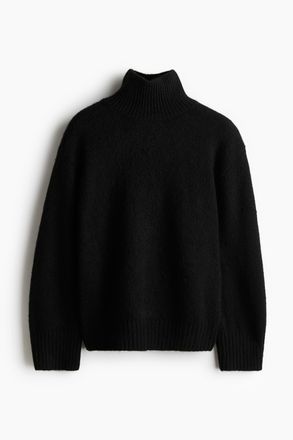 H&M Pullover mit Turtleneck - Schwarz