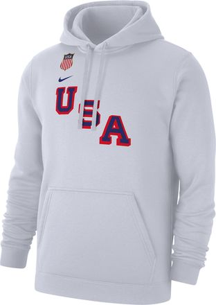 Nike Matthew Tkachuk Team USA Nike Mens Club Fleece Hockey Pullover Hoodie in White | M31777P308NMT-WHT