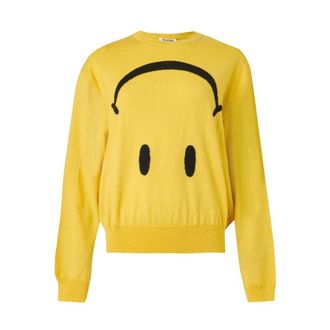 Moschino Maglione Smile - Knitwear - Mujer - Amarillo - M