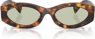 Miu Miu Sunglasses Mu11 W 14 L50 O Brown/Light Green Women