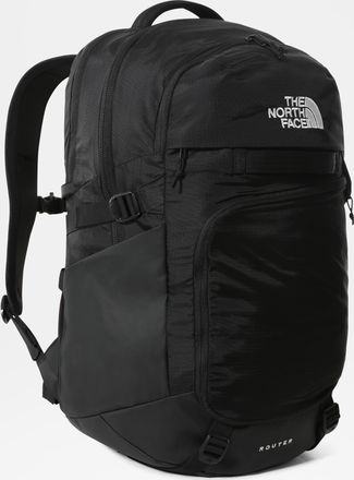 The North Face Unisex Router Backpacks - Black - One Size