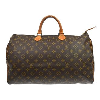 Louis Vuitton Speedy Monogram Canvas Brown Canvas Handbag (Pre-Owned)