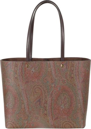 Etro Essenti&euml;le Shopper - Dames - Shoppers - Bruin - ONE Size - Katoen - Tassen