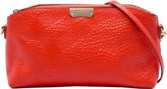 Burberry Pre-owned Burberry Small Grain Check Embossed Leather Chichester Crossbody Ladies TDK0J11ICMRV2RDE