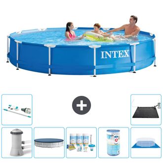 Intex Piscina Con Estructura Redonda - 366x76 Cm - 8-piezas S41752