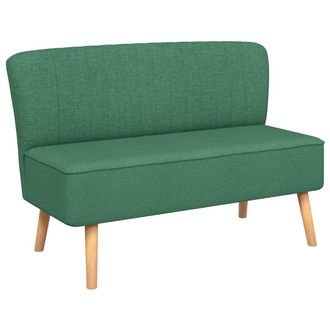 vidaXL Sof&aacute; De Tela Verde 117x55,5x77 Cm Vidaxl