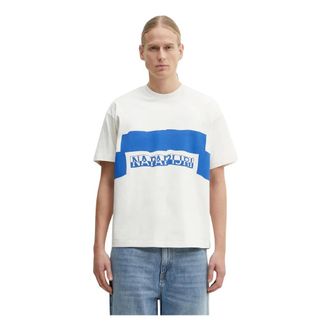 Napapijri Uomo, Top, Bianco, S, new