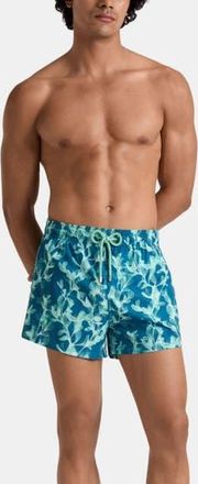 Vilebrequin Short Stretch Swim Trunks in Crystal Teal at Nordstrom, Size Xxx-Large