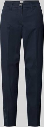 Brax Brax Regular Fit Hose aus Baumwoll-Mix Modell MARA S in Marine, Gr&ouml;&szlig;e 32