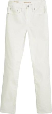 Levi's Jeans, Dames, Wit, W31 L32, Slim-fit Broek