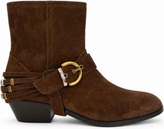 Pinko Platte schoenen - Dames - Cowboylaarzen - Bruin - 37 EU - Schoenen