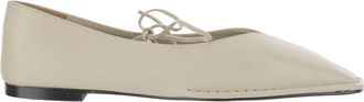Alohas Sway Square Toe Ballerina - Dames - Ballerinas - Wit - 40 EU - Leer - Schoenen