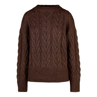 Bomboogie Maglione Girocollo in Misto Lana - - Knitwear - Donna - Marrone - M