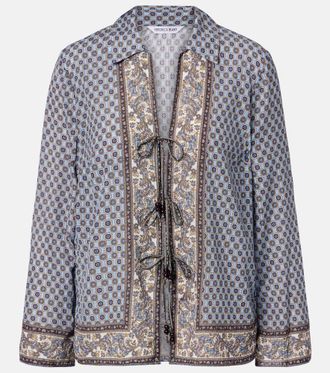 Veronica Beard Eva printed blouse