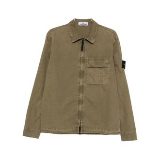 Stone Island Hombre, Chaquetas, Marr&oacute;n, Talla: L