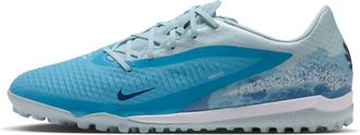 Nike Mens Phantom 6 Low Academy Erling Haaland Turf Soccer Shoes in Blue | IQ6396-401