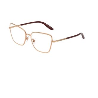 Dolce & Gabbana Cat Eye Metalen Frame Bril - unisex - Brillen - Geel - 55 MM - Accessoires