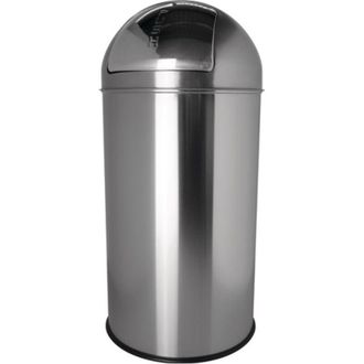 Helit Recipiente Para Residuos Con Trampilla Acero Inoxidable De