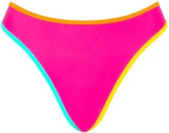 Kulani Kinis Womens Bind Slim Full Coverage Bikini Bottom In Confetti