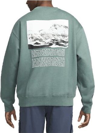 Nike ACG Logo Fleece Printing Sports Long Sleeves Green DJ1591-384