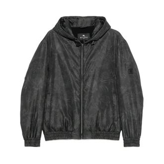 Etro Bomberjack - Heren - Zomerjassen - Grijs - L - Polyester - Jassen