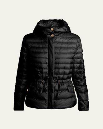 Moncler Raies Hooded Short Down Jacket