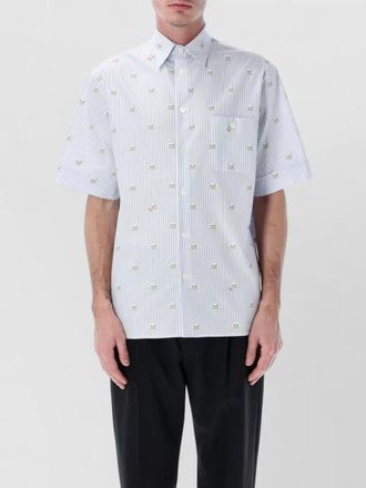 Valentino Garavani printed short-sleeve oxford shirt